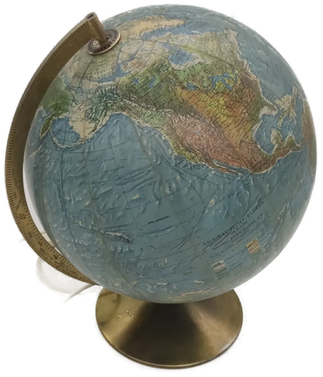 Vintage-Reliefglobus Ø 30 cm 1960er Jahre - Bild 1
