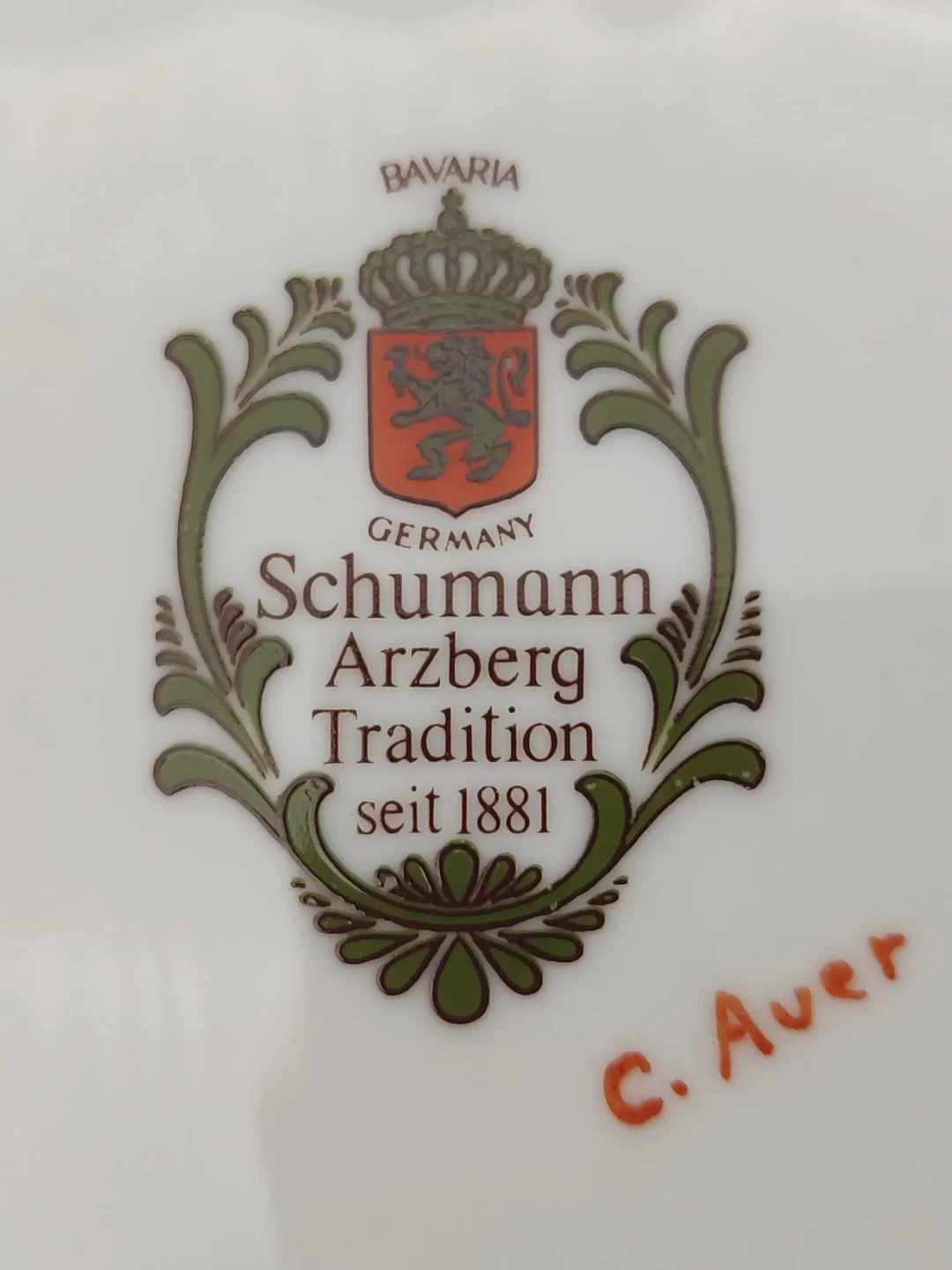 Porzellan Durchbruchteller von Bavaria Schumann Arzberg | Bayerischer Zierteller – Bild 9