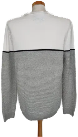 Jack & Jones Herren Pullover grau/weiß - M/48 - Bild 2
