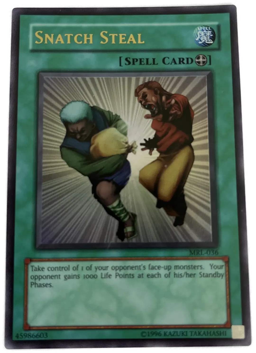 Snatch Steal (YuGiOh Magic Ruler) sehr rare Karte #MRL-036 - Bild 1