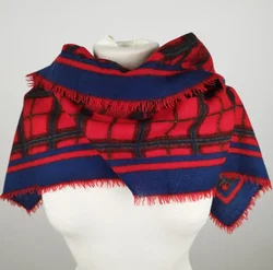 Tartan Tuch mit Fransen - ca. 80x80cm - Bild 2