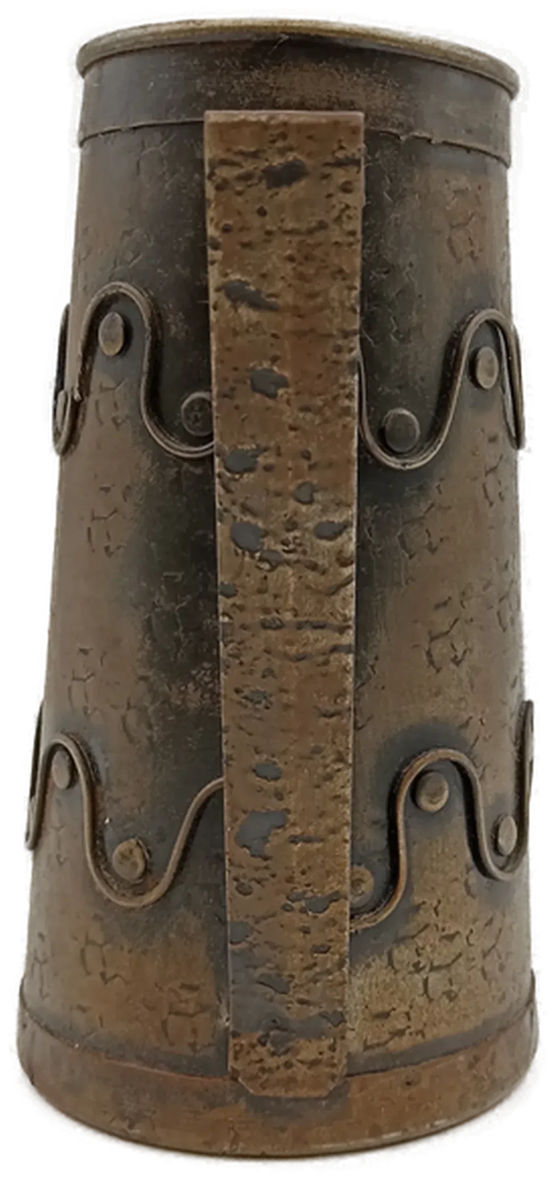Vintage Metallkrug mit Wellenmuster – Bild 3