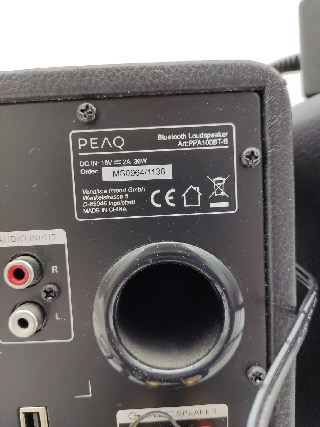 Lautsprecher "PEAQ PPA100BT-B Bloutooth", schwarz – Bild 4