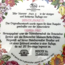 Hutschenreuther Sammelteller - „Grande Finale 1993“ von Ursula Band (Teller 9069 B) – Vorschau 3