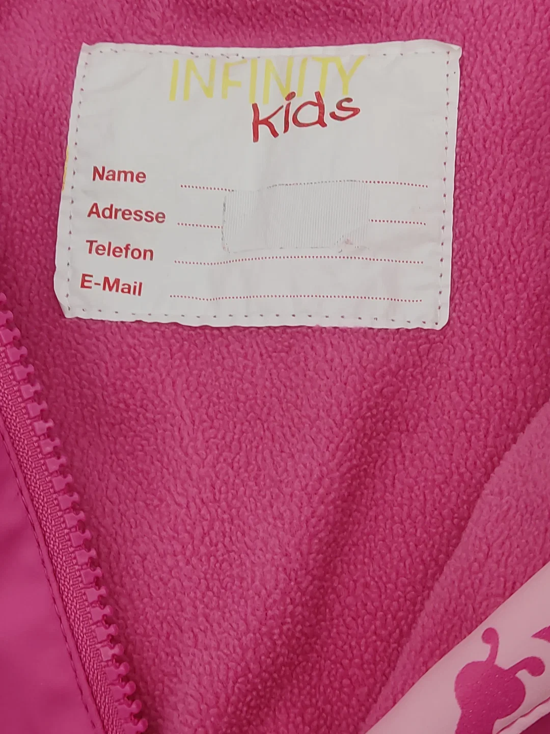 Infinity Kids Kinder Wetterjacke Pink Gr. 104 – Bild 2