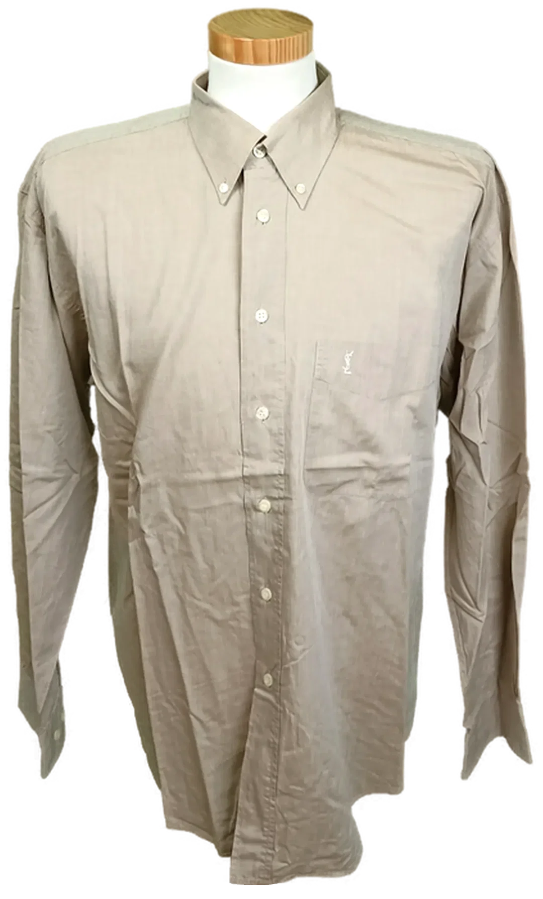 Yves Saint Laurent Herrenhemd beige Gr. 42 – Bild 1