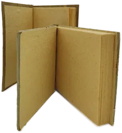 Selbstgebundene Bücher Set (2 Stück) zum Beschriften grün - Bild 2