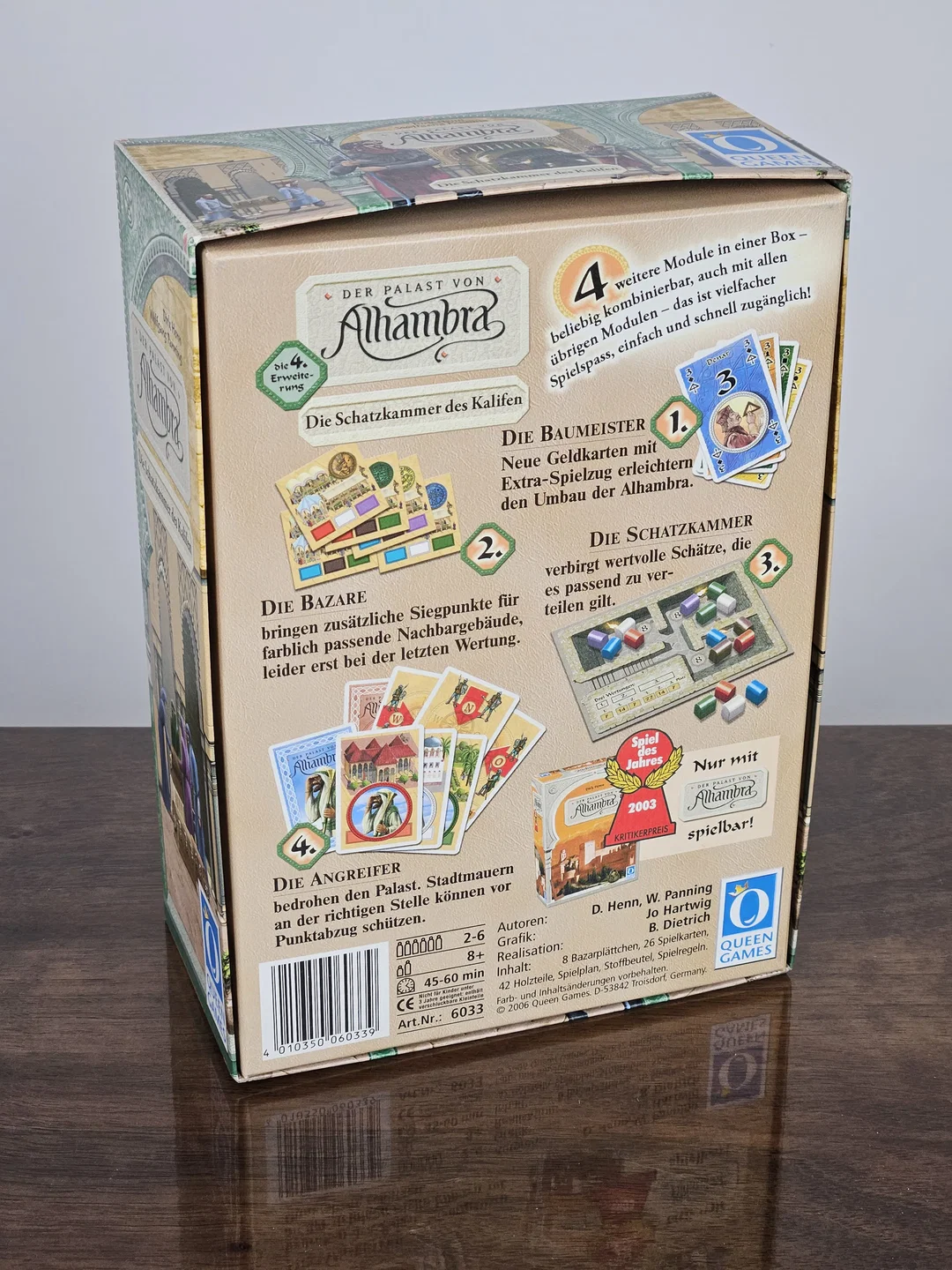 Der Palast von Alhambra - Die 4. Erweiterung - Queen Games – Bild 2
