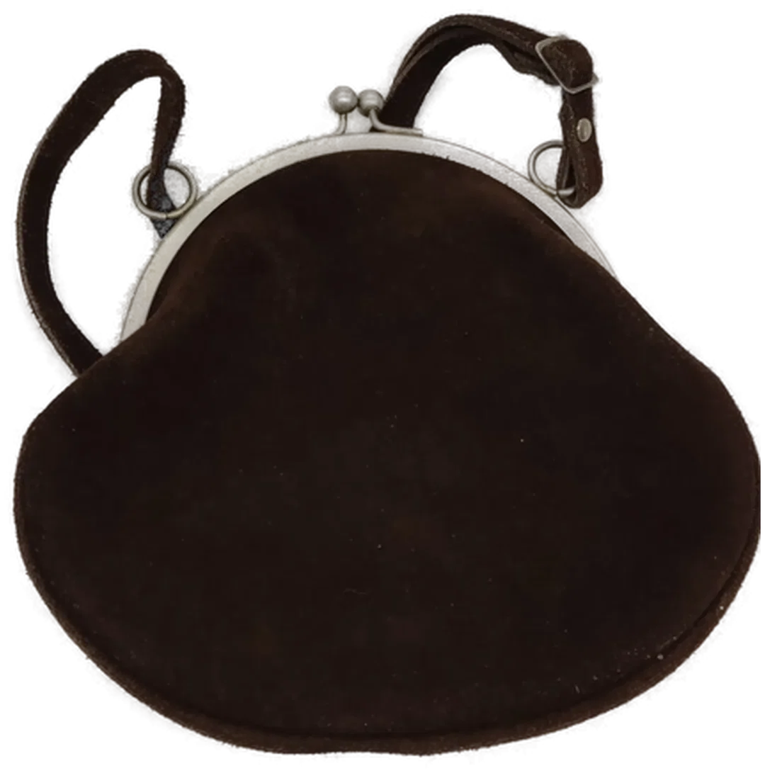 Vintage Trachtentasche aus Wildleder – Bild 2