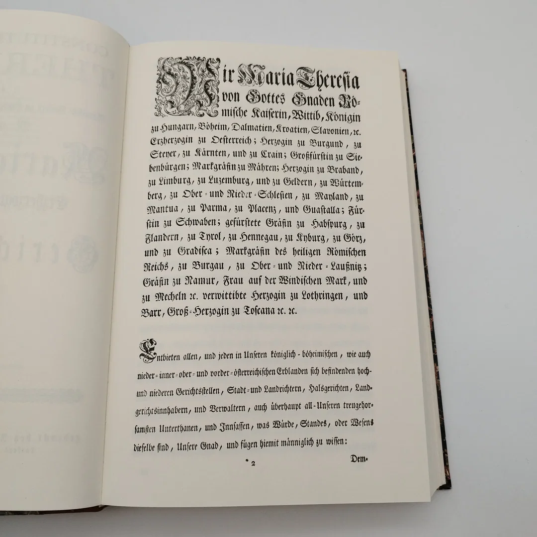 "Peinliche Gerichtsordnung" - Constitutio Criminalis Theresiana REPRINT – Bild 6