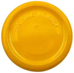 Vintage Keramik Vorratsbehälter gelb/braun - 4 Stück - Bild 3