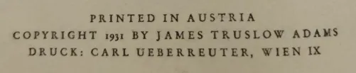 Mes T. Adams "Der Aufstieg Amerikas vom Land der Indianer zum Weltreich" – Bild 4