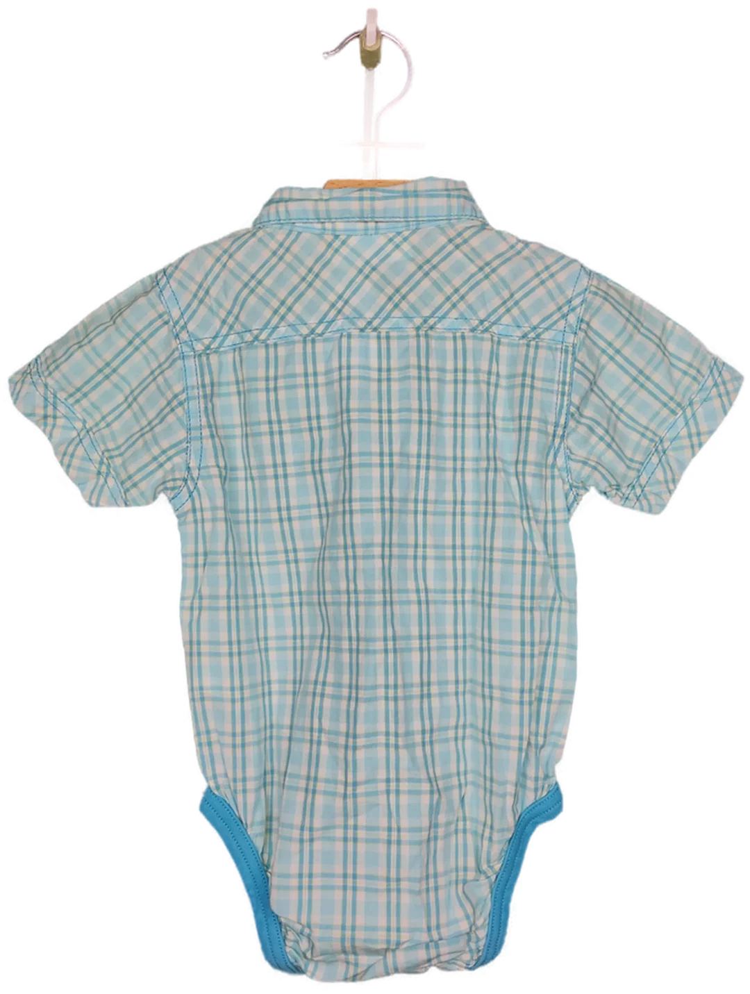Ergee Jungen Hemdbody blau kariert - 86 cm – Bild 2