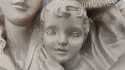 Maria, Josef & Jesus Wandbehang aus Holz / Heiligenfiguren - Bild 3