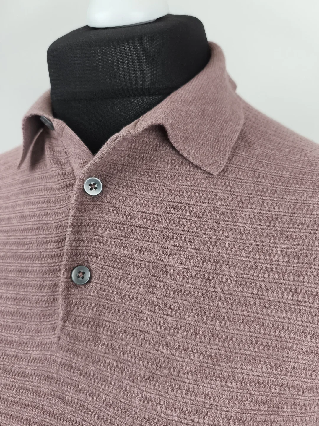 WE, Poloshirt Herren, Feinstrick, Gr. M – Bild 2