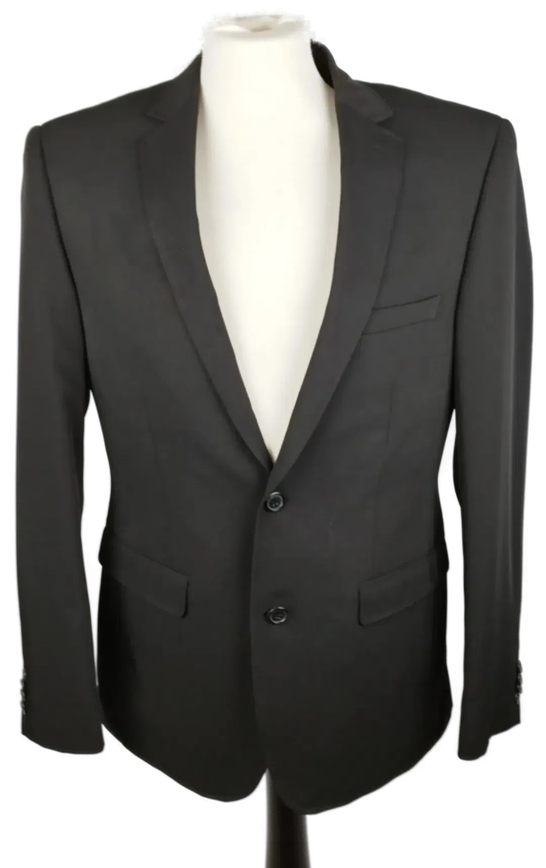 EGO Slimline Sakko Schwarz - Gr. 50, 96% Polyester, 4% Elasthan - Bild 1