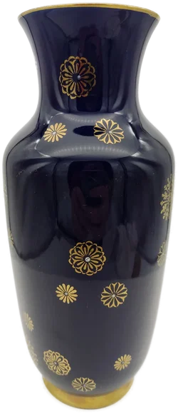 Porzellan Vase Echt Kobalt Gold  | Aus Thüringischen Manufaktur - Bild 3