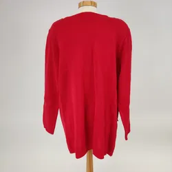 Kobleder Damenstrickjacke - Gr.48 - Bild 3