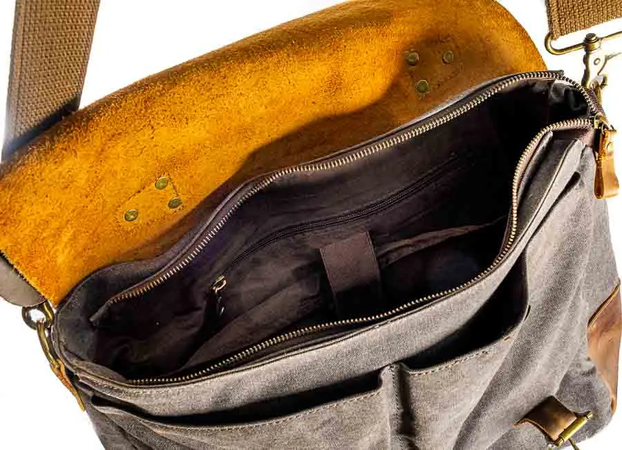 Moderne Tasche im Vintage Look – Bild 6