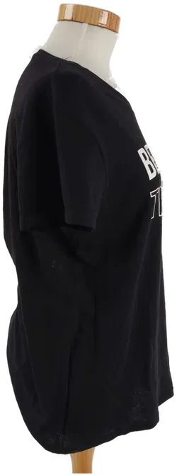 Fishbone Schwarzes Damen T-Shirt mit Aufschrift schwarz - Gr. XL - Bild 2