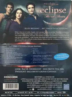 DVD Die Twilight Sage Eclipse Biss zum Abendrot - Bild 2
