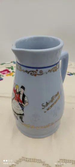 Lilien Porzellan Kleine Kanne 'Wörthersee' | Souvenir-Schatz - Bild 1