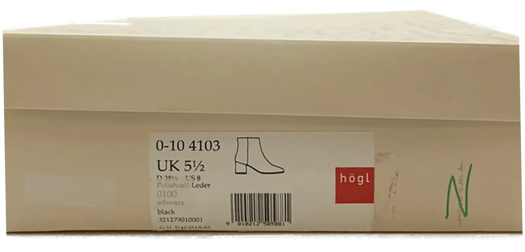 Högl Damenlederstiefel schwarz Gr. 38,5 – Bild 8