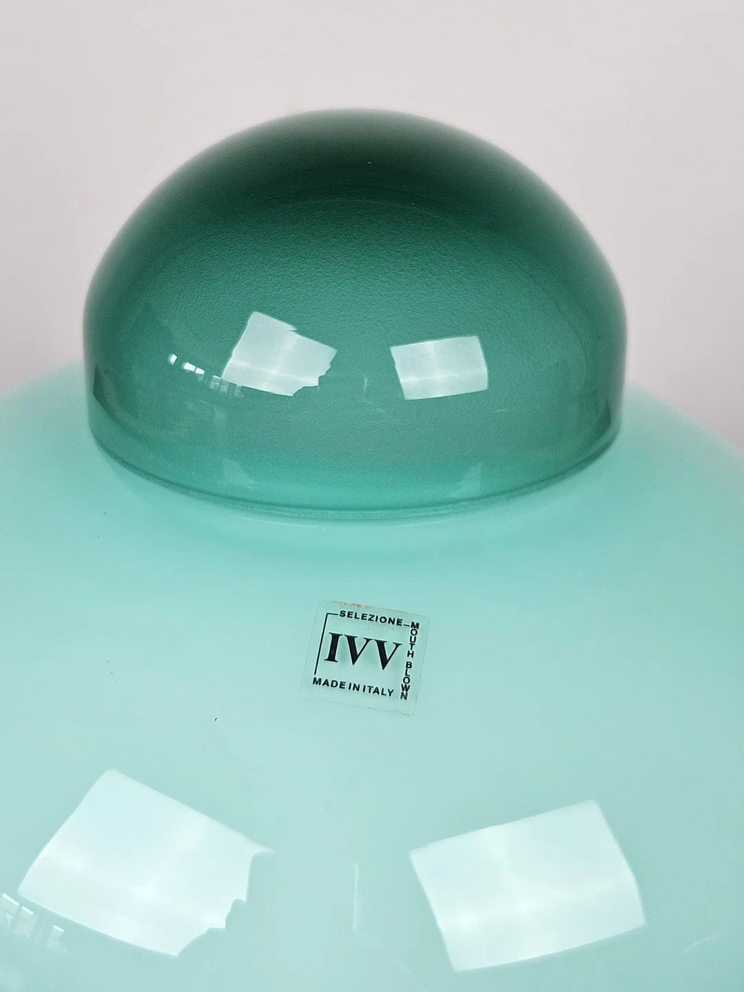 Vintage Glasvase - IVV Industria Vetraria Valdarnese – Bild 6