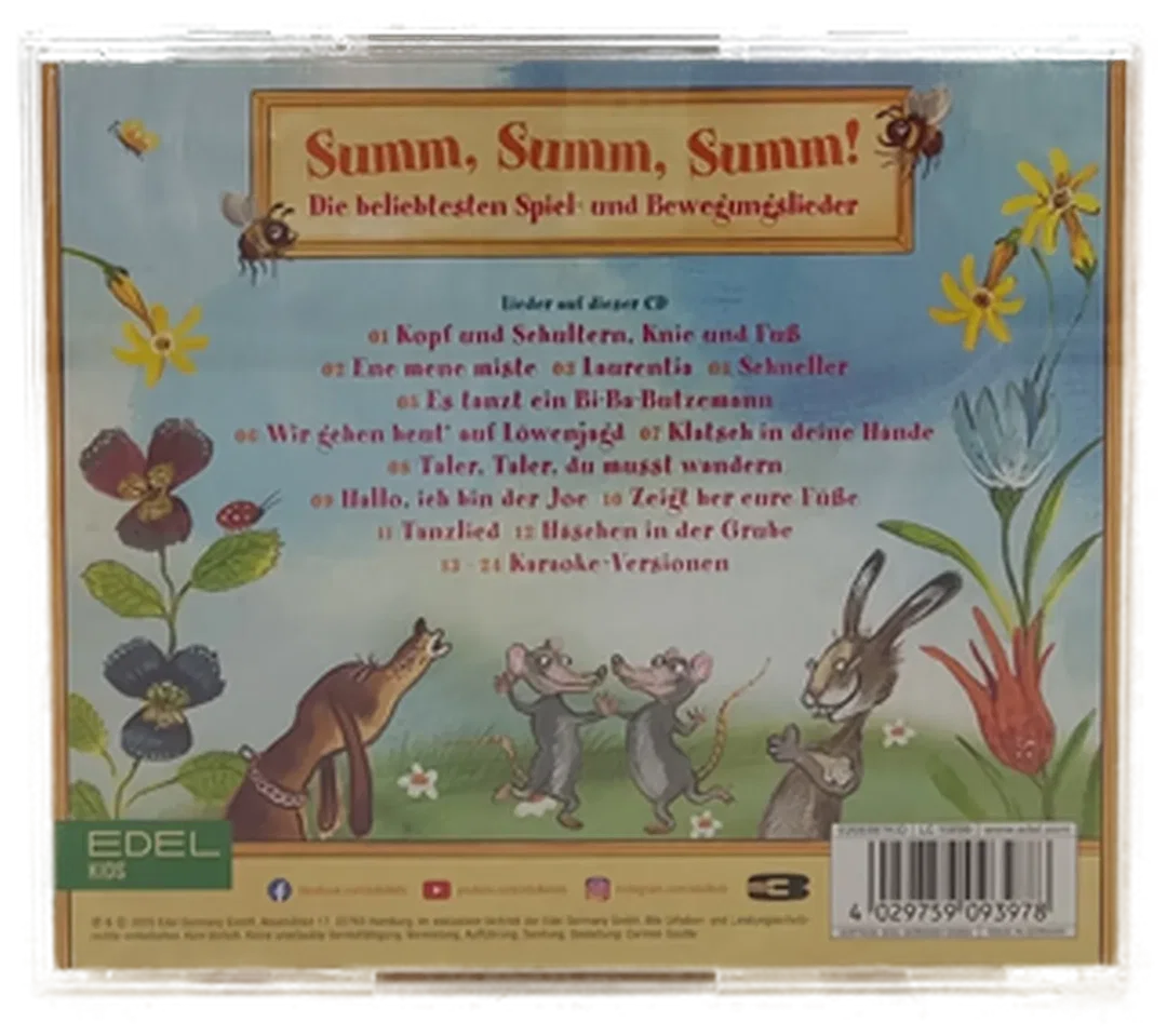CD "Summ, summ, summ! Die beliebtesten Spiel- und Bewegungslieder" – Bild 2