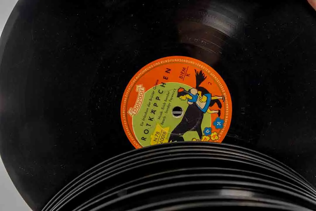 35 Stk. Schellackplatten, diverse Interpreten und Musikrichtungen für Phonograph – Bild 5