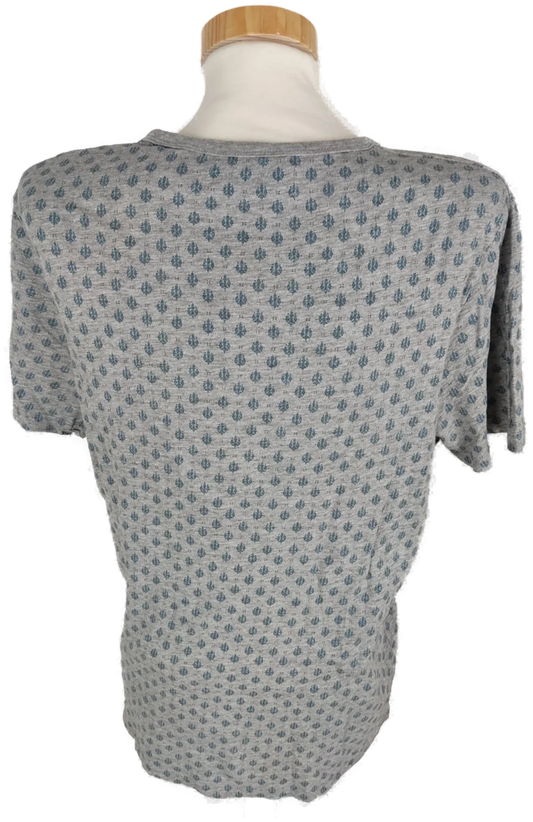 T-Shirt "Jack & Jones Premium", kurzarm mit Rundhalsausschnitt, grau gemustert, Größe M – Bild 3