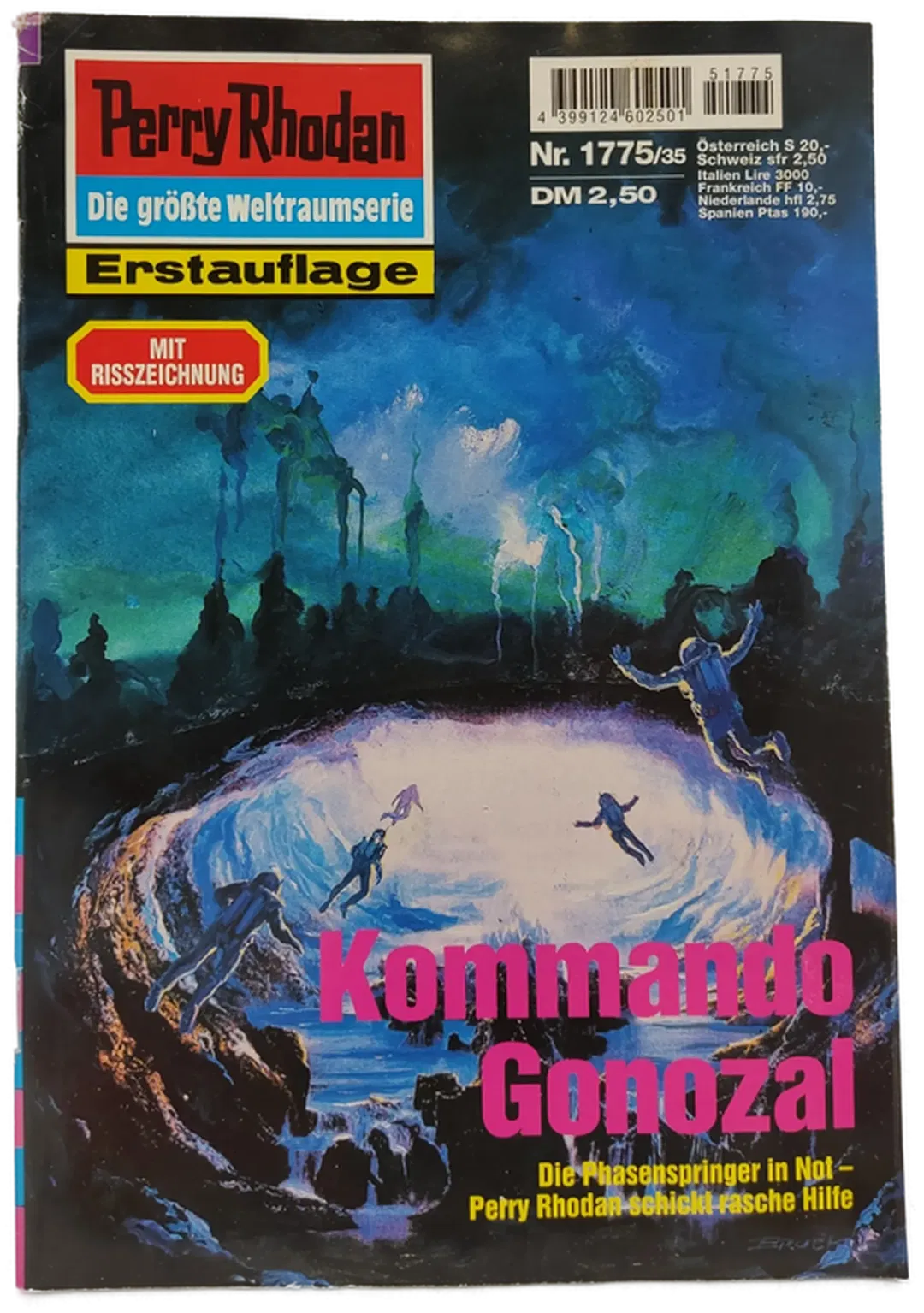 Romanheft Perry Rhodan Kommando Gonozal Erstauflage Nr.1775 - Bild 2
