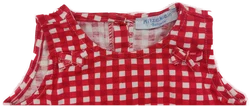 Klitzeklein Babywear Babykleid mit Tuch in rot-weiß, Größe 62 - Bild 4