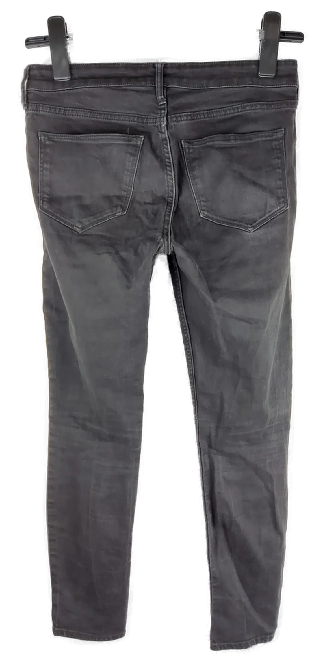 Jeans "Skinny & Denim regular - waist ankle length", lang, schwarz mit Taschen, Größe 27  – Bild 2