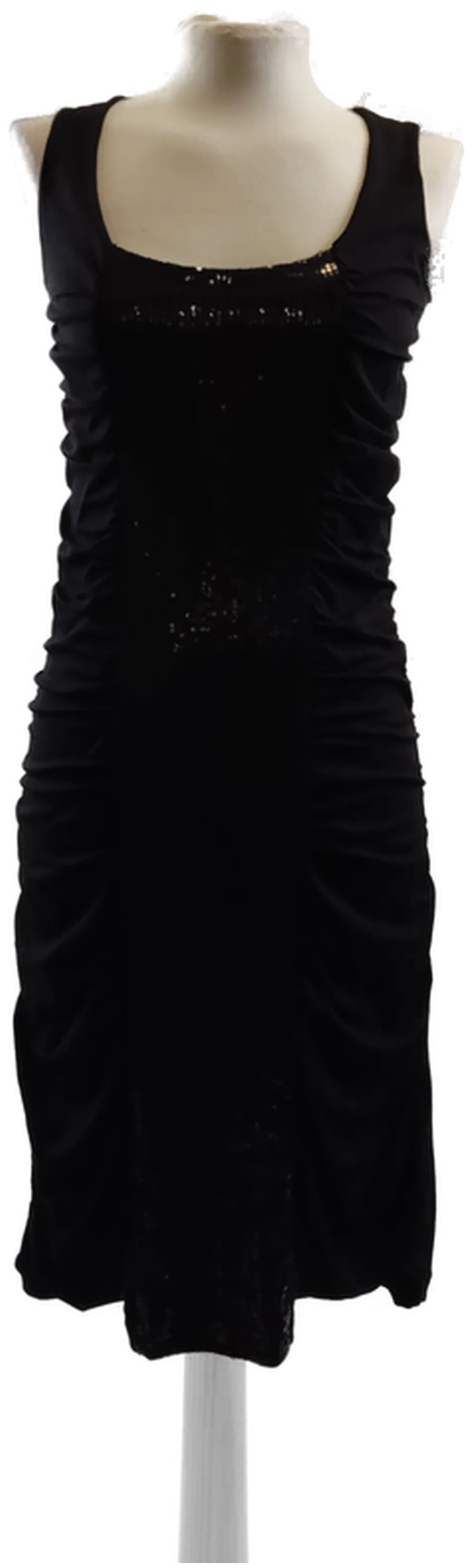 Schwarzes Kleid mit Pailletten - Bild 1