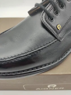 AIGNER Hand Made St. Crispino Herren-Lederschuhe Gr. 41 (Modellnummer 111388) - NEU & UNGETRAGEN (Rarität) Originalkarton – Vorschau 11