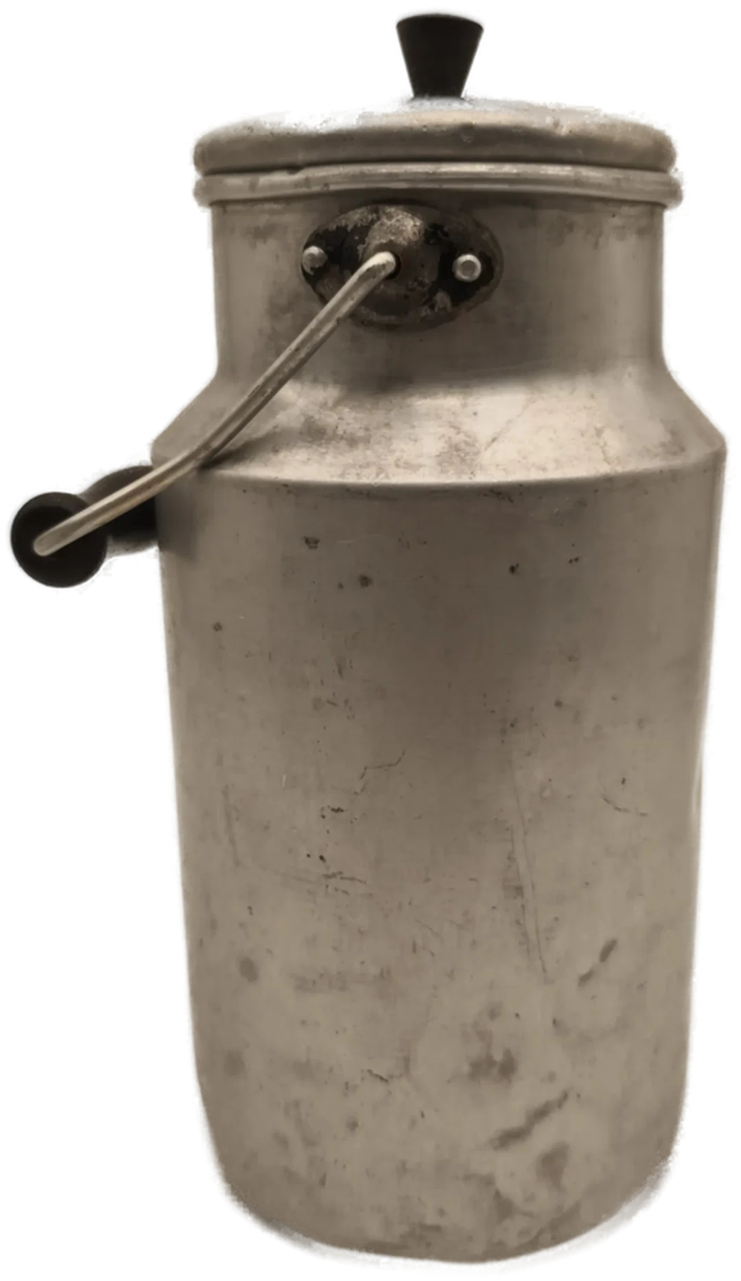 Alte Milchkanne 2L, Alu, Vintage Deko – Bild 2