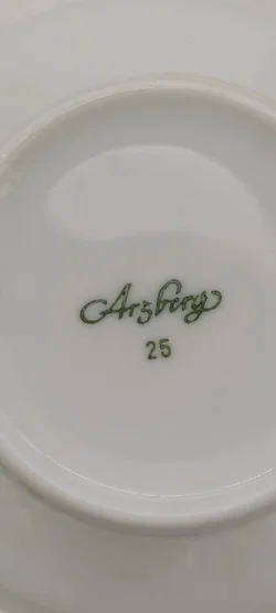 6 teiliges Arzberg Porzellan Kaffeeservice – Serie 25 – Fine China Vintage - Bild 9