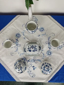 Blue Danube mit Zwiebelmuster Japan Porzellan-Set 6-tlg. | Festliche Stimmung - Bild 3