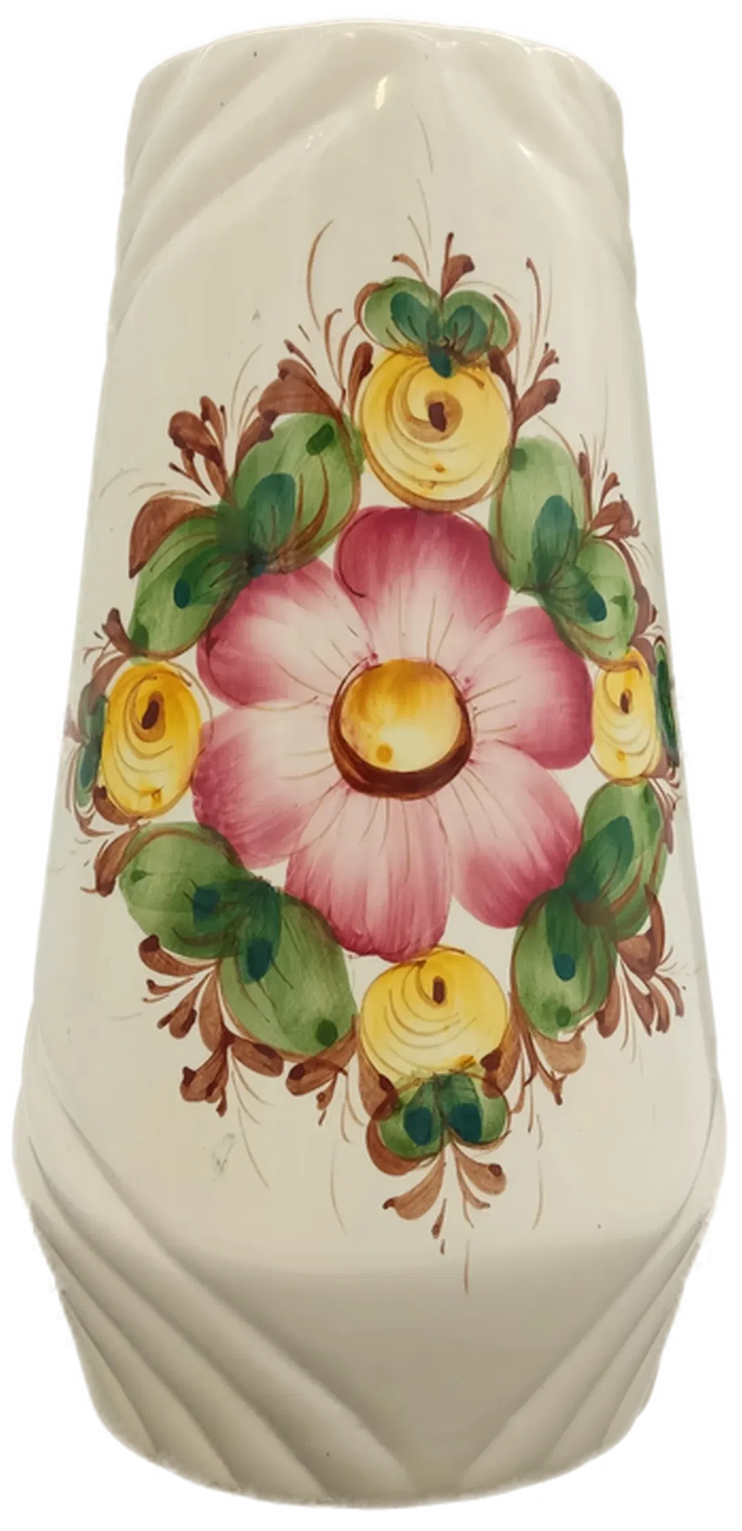  Keramikvase mit Blumenmuster, Landhausstil - Bild 4