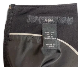 H&M Damen Midikleid schwarz Gr. M - Bild 3