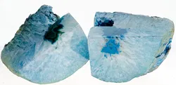 Edle Achat-Geode Buchstützen in Tiefblau – Naturkunst für Ihr Zuhause - Bild 3