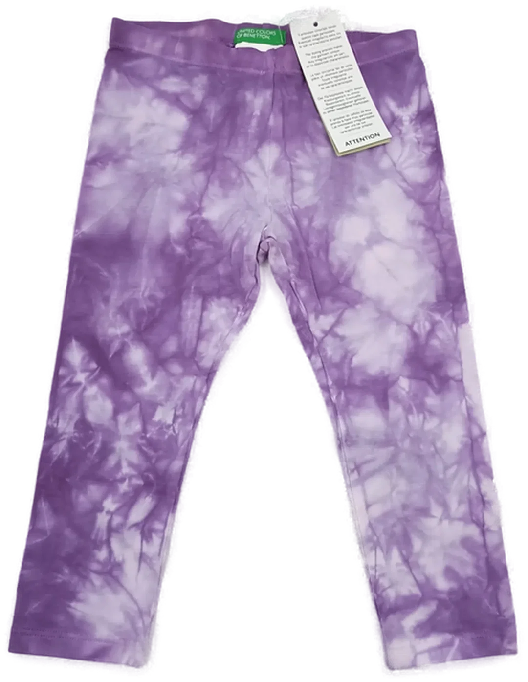 United Colors of Benetton Kinderleggings lila/weiß Gr. 82 - Bild 1