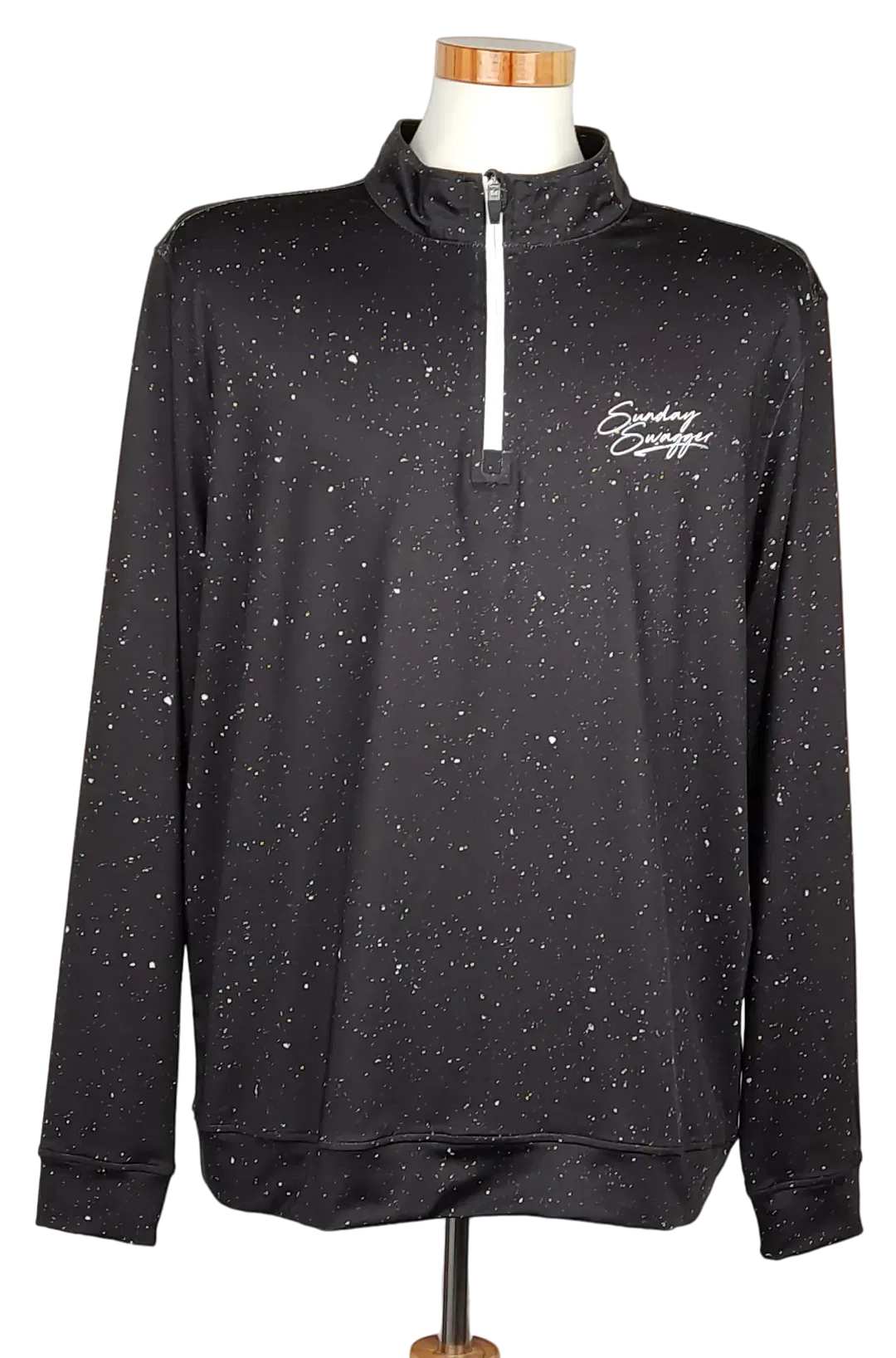 Sunday Swagger Herren Golf Shirt, schwarz - Gr. L  - Bild 1