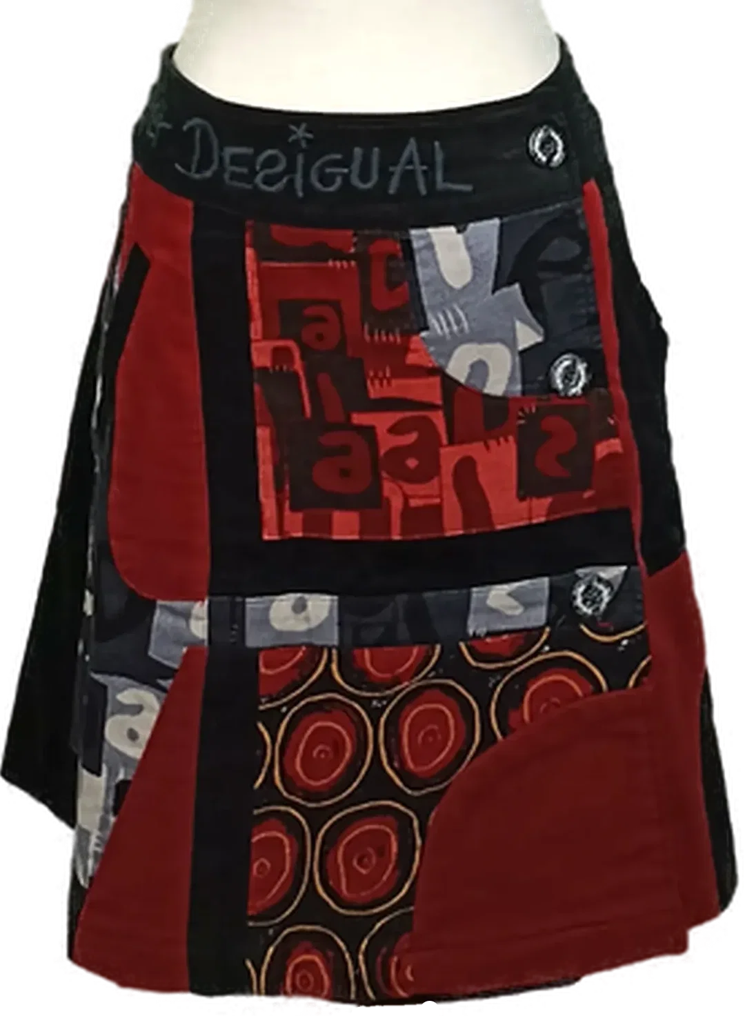 Desigual Damenrock gemustert Gr. L - Bild 4