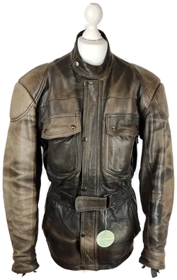 Herren Motorrad Lederjacke Echtleder Größe 54 | Biker-Chic - Bild 1