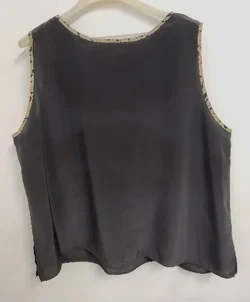  Bluse mit Top-2 tlg. "Canda", kurzarm mit Kragen, schwarz und schwarz/grün, Gr.öße 50 – Vorschau 7
