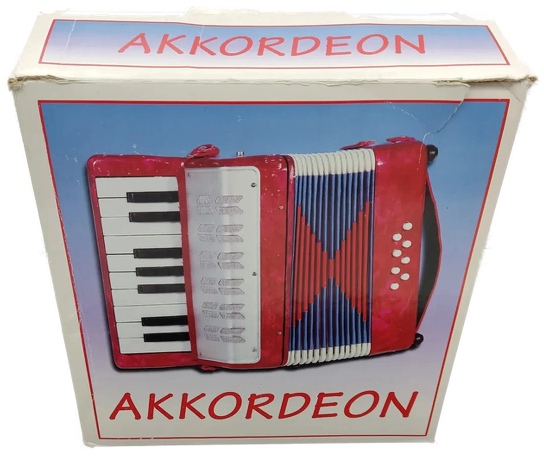 A.Haberkorn Akkordeon aus Holz 17 Tasten Nr.262377 für Kinder ab 3 Jahre – Bild 2