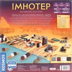 Imhotep – Baumeister Ägyptens | Brettspiel | Kosmos | Familienspiel | sehr gut - Bild 2