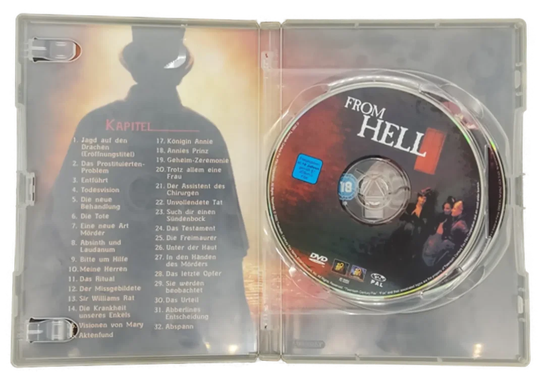 DVD 2 Discs "From Hell" mit Johnny Depp und Heather Graham – Bild 3